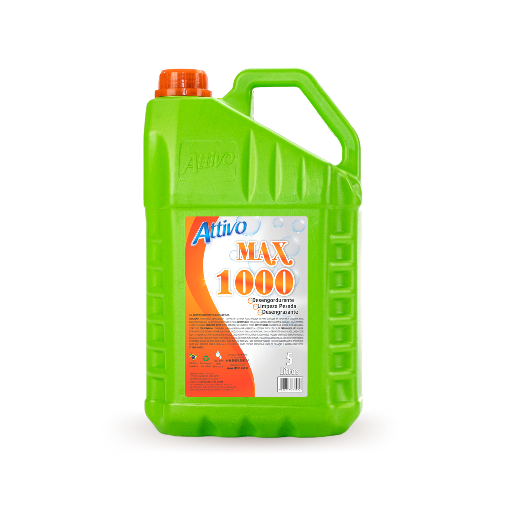 Multiuso Desengraxante Max 1000 5L Attivo